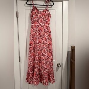 Chakeris xs nwt Tyler maxi Floral Pink Maxi Dress
